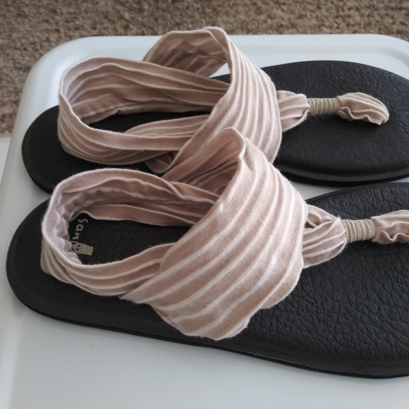 Sanuk yoga mat strap sandlas comfort 7 - Picture 3 of 8